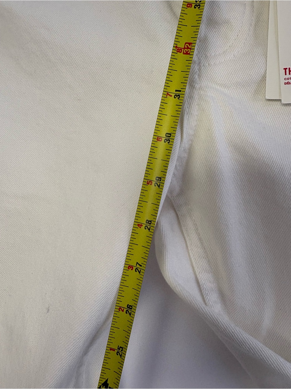 NWT Sezane Brut Sexy White Jeans Tall - Picture 12 of 13